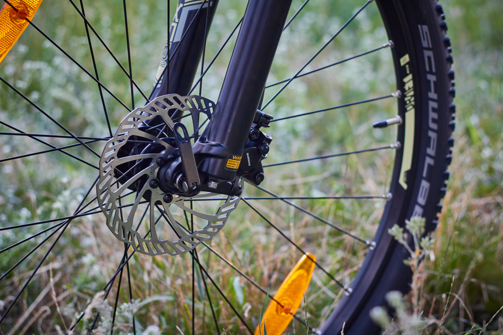 ротори 160mm front на велосипеді келліс спайдер 90