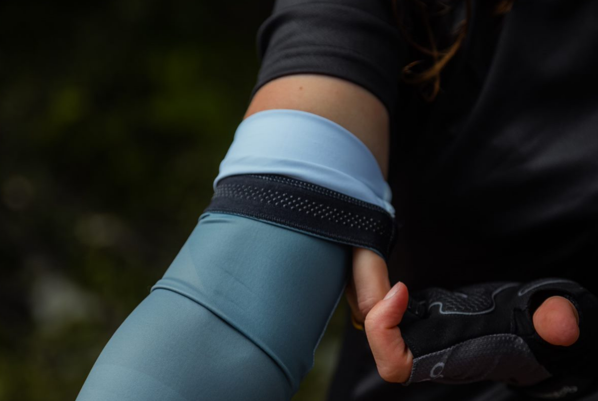 Велорукава з силіконом, що запобігає ковзанню