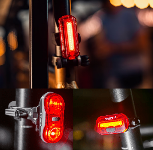 Заднє велосипедне світло Онрайд на батарейках купити