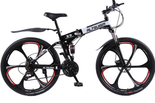 Altruism Unisex  X9 21 speed 26 inch Steel Folding Mountain Bicycle Black.jpg